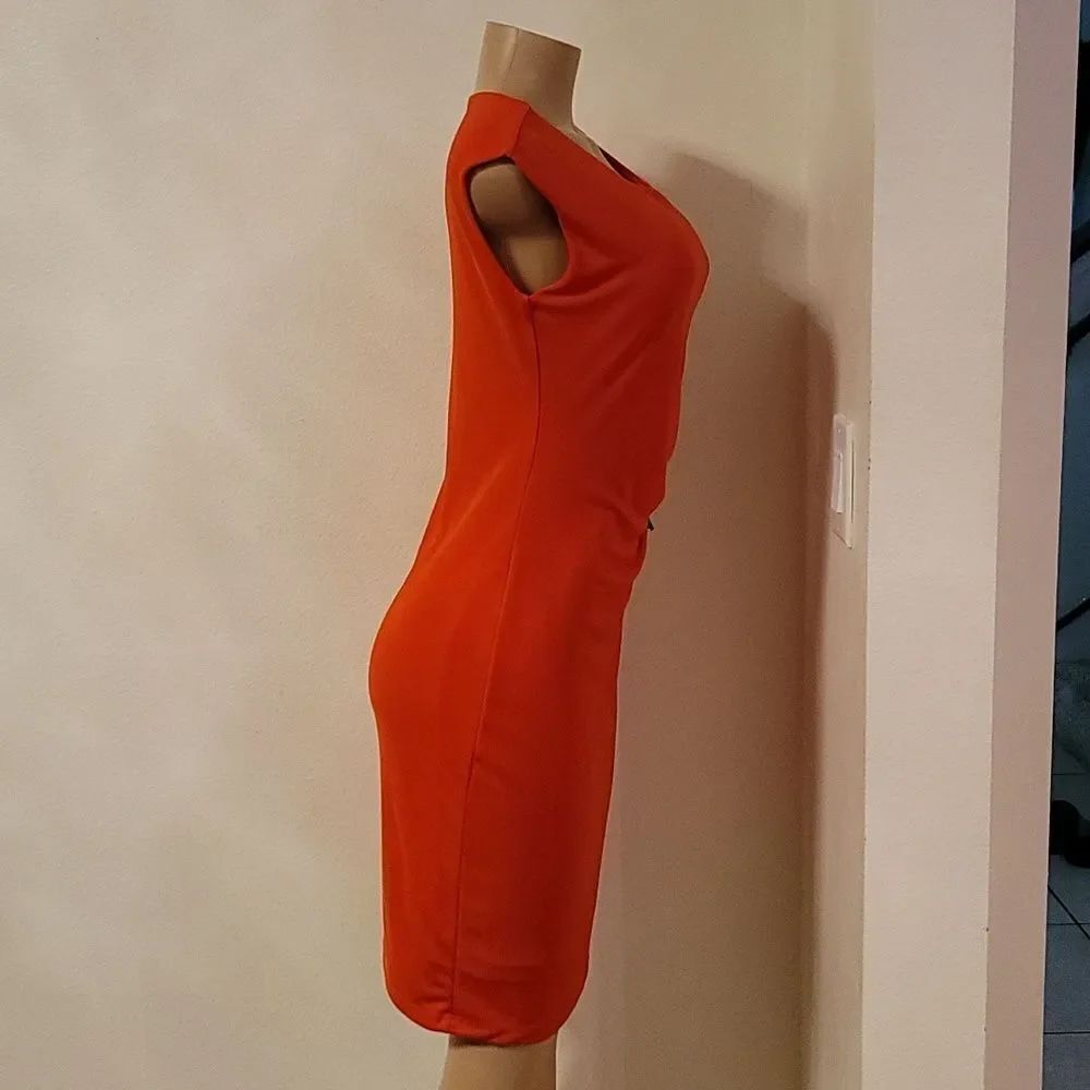 THE LIMITED SLEEVELESS SIDE RUCHED DETAILS WOMEN"S DRESS - Picture 11 of 13